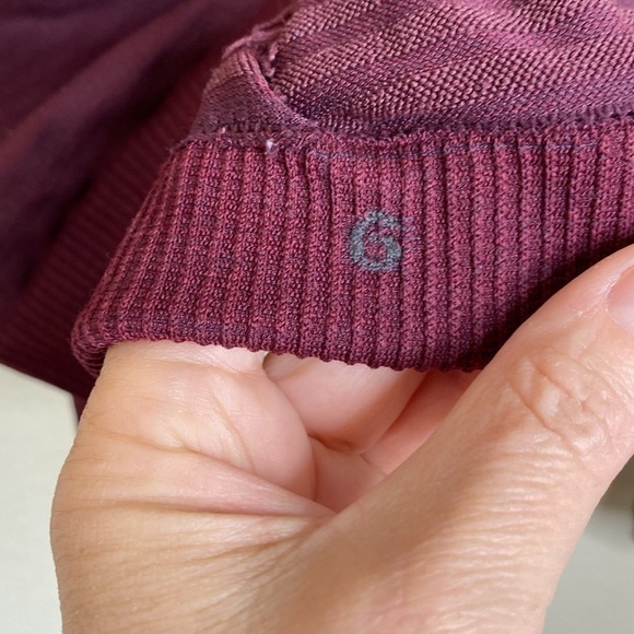 Lululemon Keep the Heat hoodie long sleeve pullover plum women’s 6 six - Picture 4 of 6
